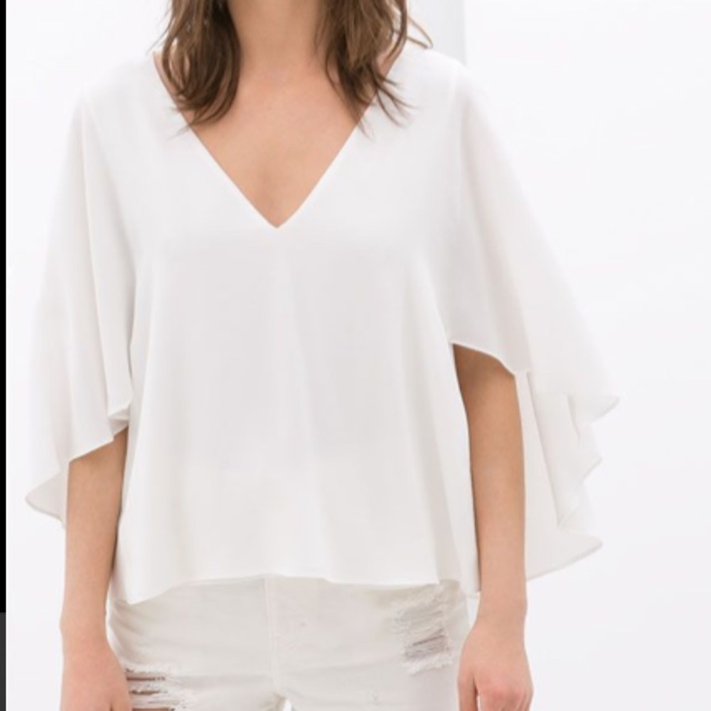 Flowy Zara V-Neck Top